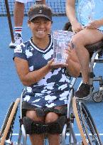Tennis: Kamiji wins women's wheelchair singles at U.S. Open