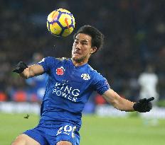 Soccer: Leicester City beat Everton 2-0