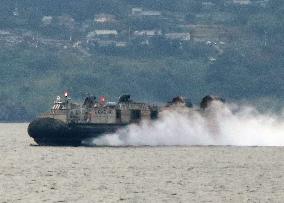 U.S. military LCAC hovercraft