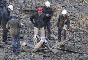 Helicopter crash northwest of Tokyo