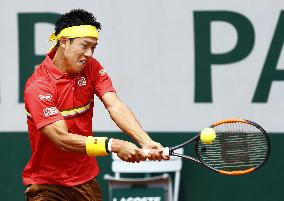 Tennis: Nishikori in French Open