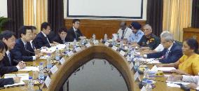 Japanese, Indian defense chiefs meet