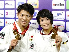 Judo: Abe siblings win world championship gold