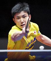 Japan's Harimoto becomes youngest Grand Finals singles champ