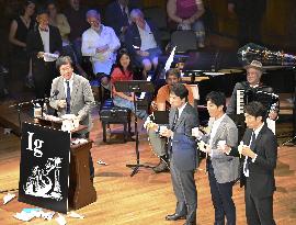 Japan team wins Ig Nobel award for measuring children's saliva