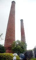 Tagawa coalmine chimneys to be named tangible cultural property