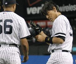 Slumping Hideki Matsui hitless in 4 at-bats