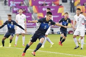 Japan faces off against N. Korea for U-23 match