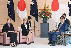 Australian foreign, defense ministers in Tokyo