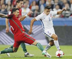 Soccer: Chile beat Portugal on pens to reach Cup final