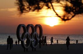 Sunrise on Gangneung beach