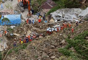 Landslide in Japan