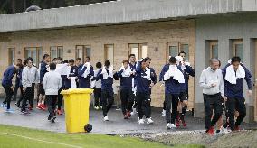 Football: Japan squad holds pre-World Cup camp in Austria