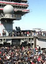 50,000 turn out to see USS Kitty Hawk in Yokosuka