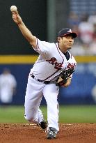 Braves pitcher Kawakami takes 5th loss