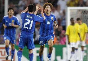 (8)Japan bow out of Confeds after holding Brazil