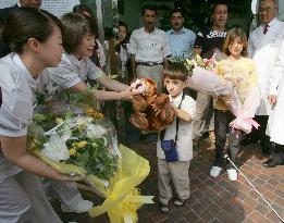 2 Iraqi children released from Tokyo hospital after surgery