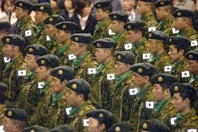 (5)Colors handed to head of GSDF core unit