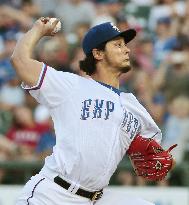 Darvish throws 3 innings in 2nd rehab assignment