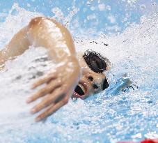 Japan's Nakajima finishes 6th in men's 200-meter freestyle