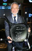Japan's Nobel Prize winner Osumi in Stockholm