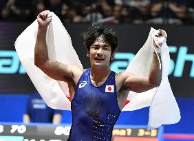 Wrestling: Fujinami takes bronze in men's 70-kg freestyle at worlds