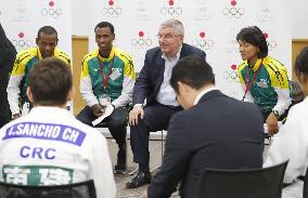 IOC chief Bach in Japan