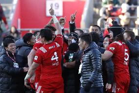 Rugby: Kobe Steel hammer Suntory to take Top League title