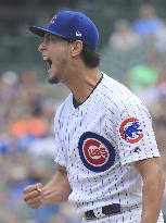 Baseball: Cubs' Darvish