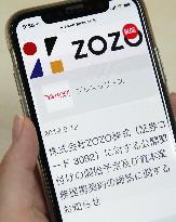 Yahoo Japan to make Zozo subsidiary