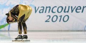 Yoshii 15th in women's 1,000m speed skating