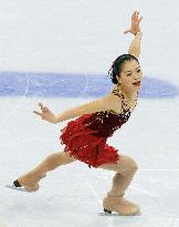 Suzuki finishes 8th in women's figure skating