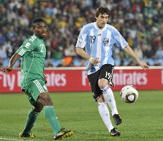 Argentina beat Nigeria 1-0 in World Cup Group B match