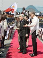 Japanese emperor, empress leave Philippines after historic visit