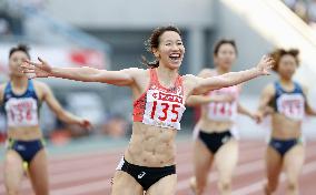 Sprint queen Fukushima completes national title double