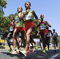 Olympics: Scenes from women's marathon