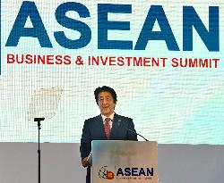 Abe at ASEAN business, investment summit