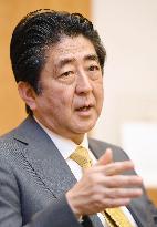 Stronger Japan-U.S. alliance hinges on Trump's "awareness": Abe