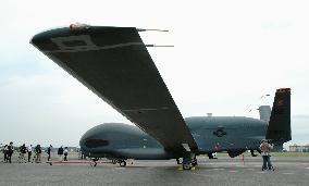 U.S. forces unveil Global Hawk drone at Yokota base