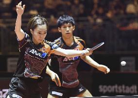 Table Tennis: Yoshimura, Ishikawa move into mixed doubles q'finals