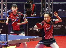 Table tennis: Women's doubles at World Tour Grand Finals