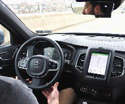 Uber tests self-driving vehicle