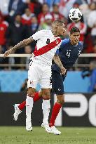 Football: France vs Peru at World Cup