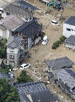 Torrential rains in western Japan