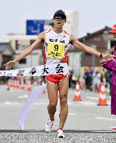 Athletics: Suzuki sets national record in men's 50km race walk