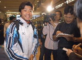 Suetsugu back in Japan