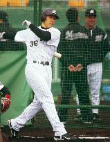 (3)Japan's pro baseball teams kick off spring training
