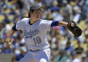 Maeda starts against Brewers