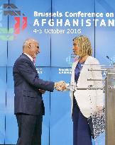 Afghan President Ghani at Brussels development conference