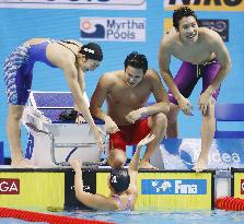 Japan sets nat'l record, 4th in mixed 4x100 relay at worlds